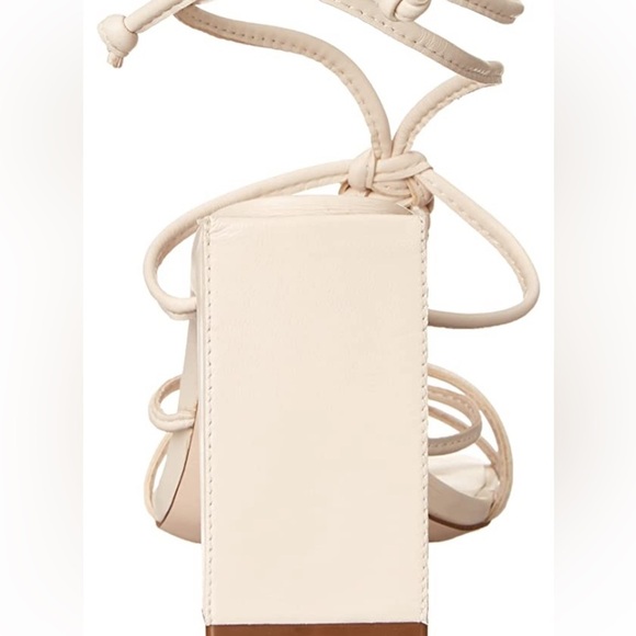 ✅New! JESSICA SIMPSON Women's Maena Ankle-Tie Sandals Nude - Picture 2 of 8